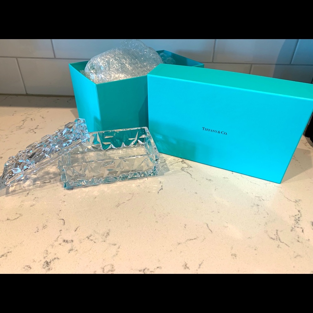 Tiffany & Co crystal rock cut box